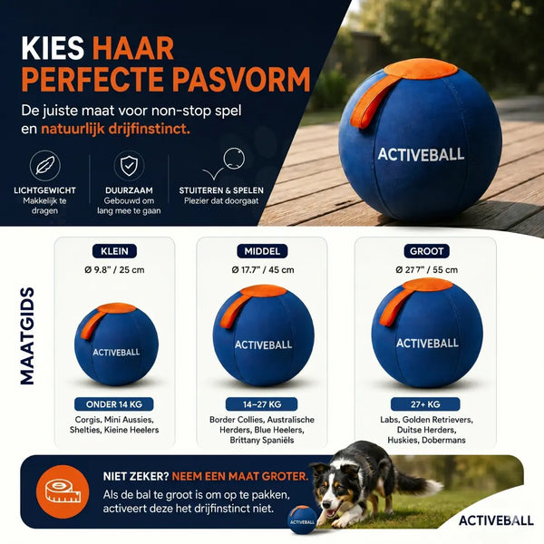 ActiveBall™ | Geef je hond urenlang actieve uitdaging 🐶 Forivita.nl