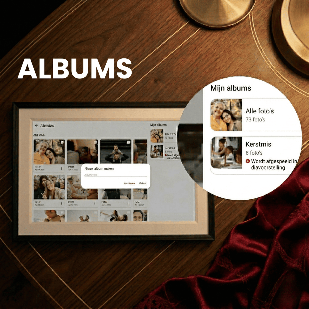 <strong>Create albums</strong>