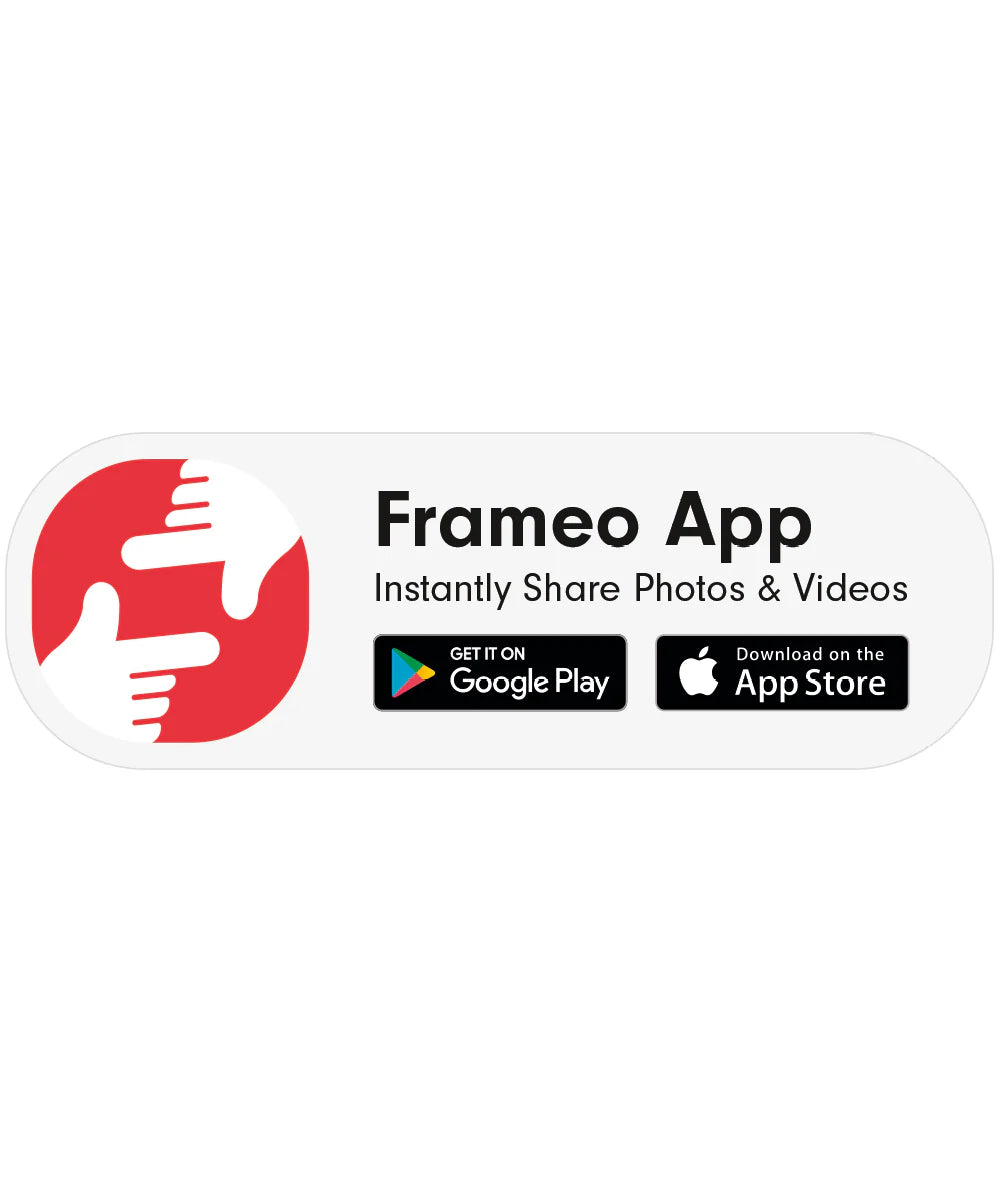 Powered by the Frameo app
